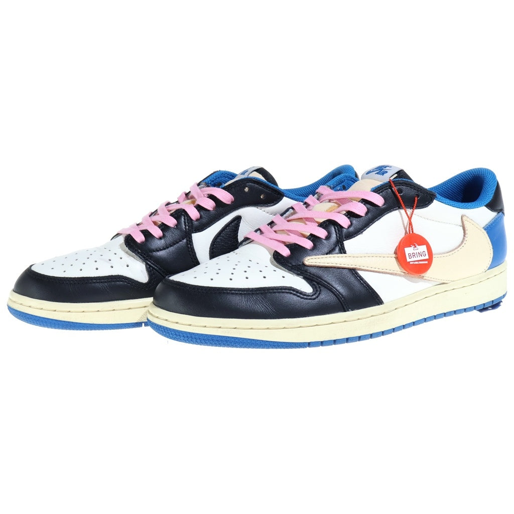 NIKE(ナイキ) ×TRAVIS SCOTT FRAGMENT DESIGN AIR JORDAN 1 LOW OG SP トラヴィススコット フラグメント エアジョーダン1 ローカットスニーカー US10/28cm DM7866-140