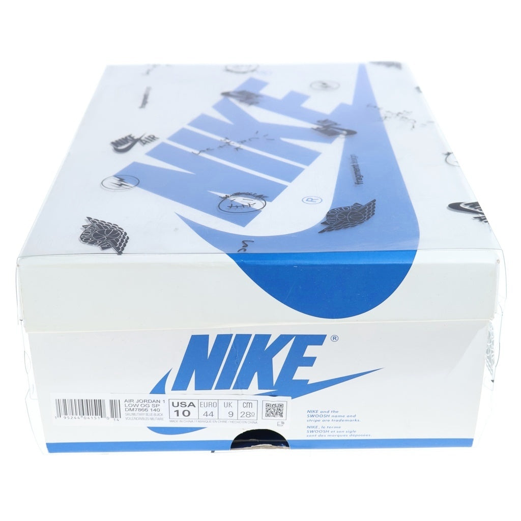 NIKE(ナイキ) ×TRAVIS SCOTT FRAGMENT DESIGN AIR JORDAN 1 LOW OG SP トラヴィススコット フラグメント エアジョーダン1 ローカットスニーカー US10/28cm DM7866-140