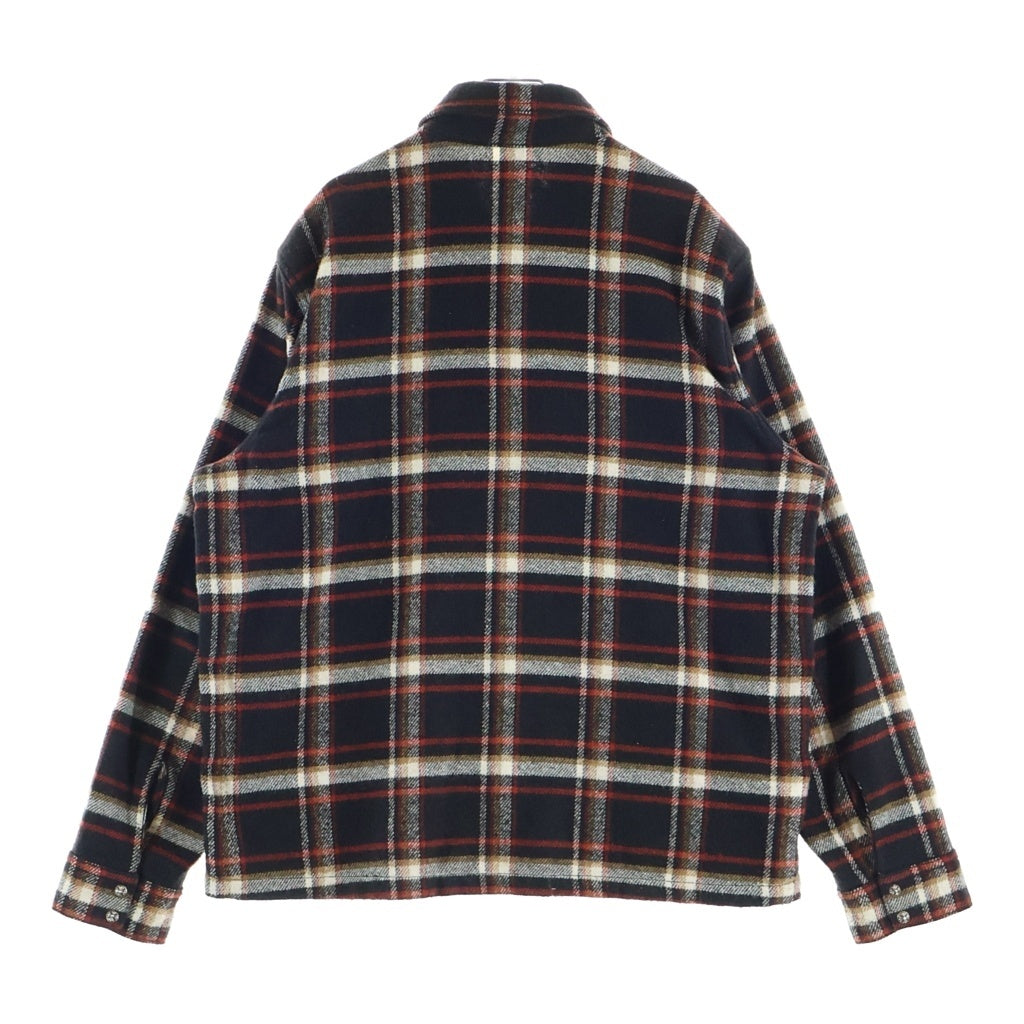 CHROME HEARTS(クロムハーツ) Y NOT WORK DOG ワークドッグ チェック柄ワークドッグシャツジャケット ブラウン