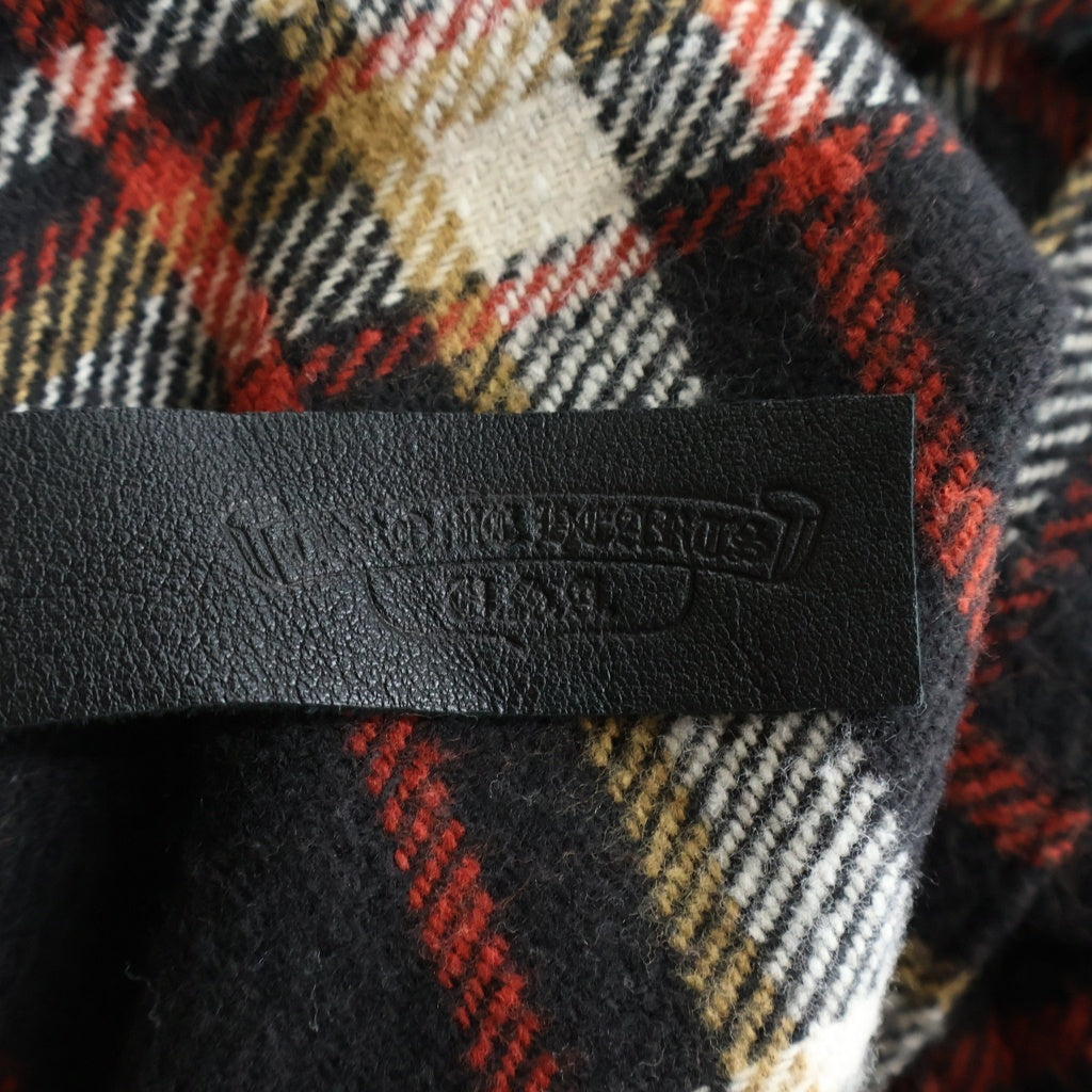 CHROME HEARTS(クロムハーツ) Y NOT WORK DOG ワークドッグ チェック柄ワークドッグシャツジャケット ブラウン