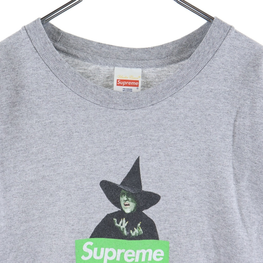 SUPREME(シュプリーム) 15SS ×UNDERCOVER Witch Tee ×アンダーカバー ウィッチプリント クルーネック半袖カットソー Tシャツ グレー