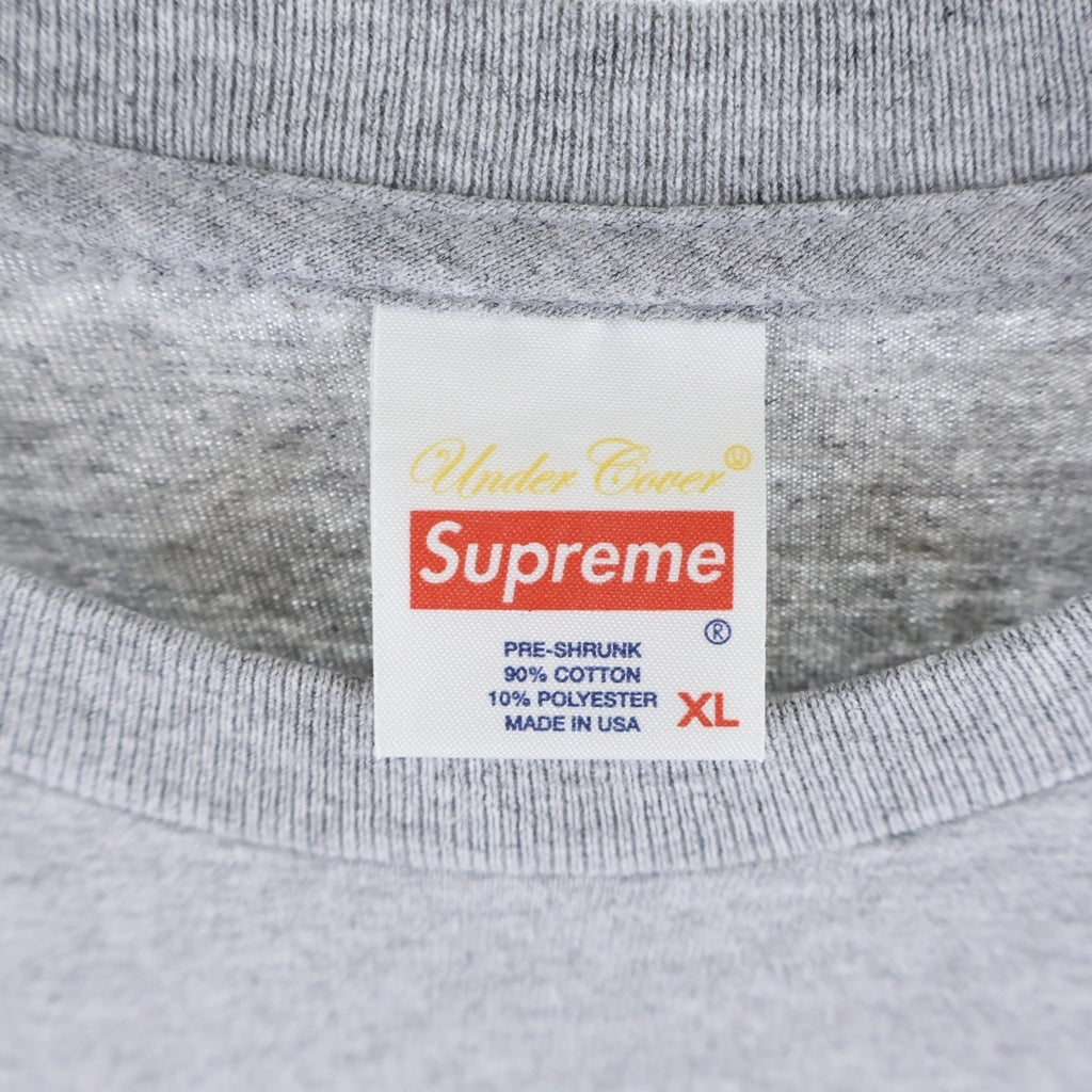 SUPREME(シュプリーム) 15SS ×UNDERCOVER Witch Tee ×アンダーカバー ウィッチプリント クルーネック半袖カットソー Tシャツ グレー