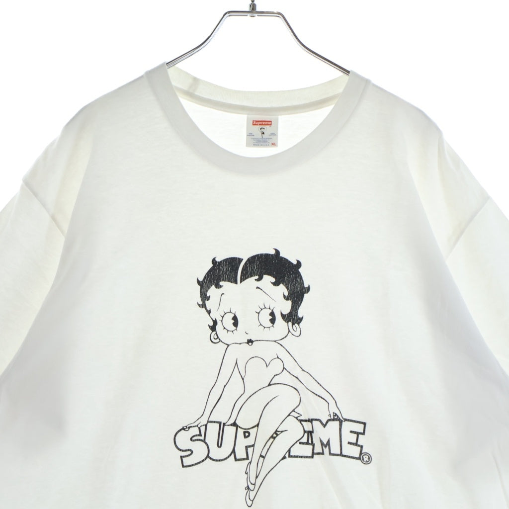 SUPREME(シュプリーム) 16SS Betty Boop Tee ベティー ブープ プリント 半袖Tシャツ カットソー ホワイト
