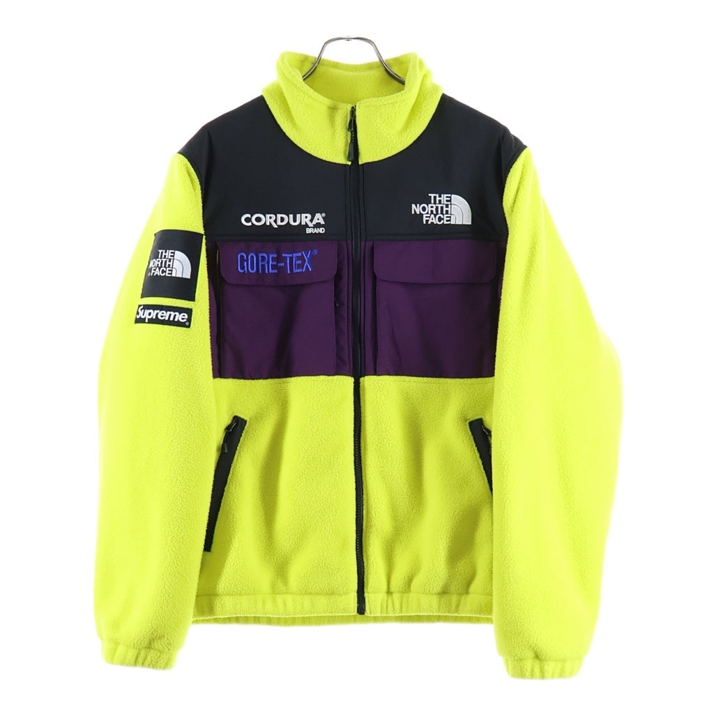 SUPREME(シュプリーム) 18AW ×THE NORTH FACE Expedition Fleece Jacket NL71809I ザノースフェイス エクスペディション ジップアップ フリースジャケット ブルゾン イエロー