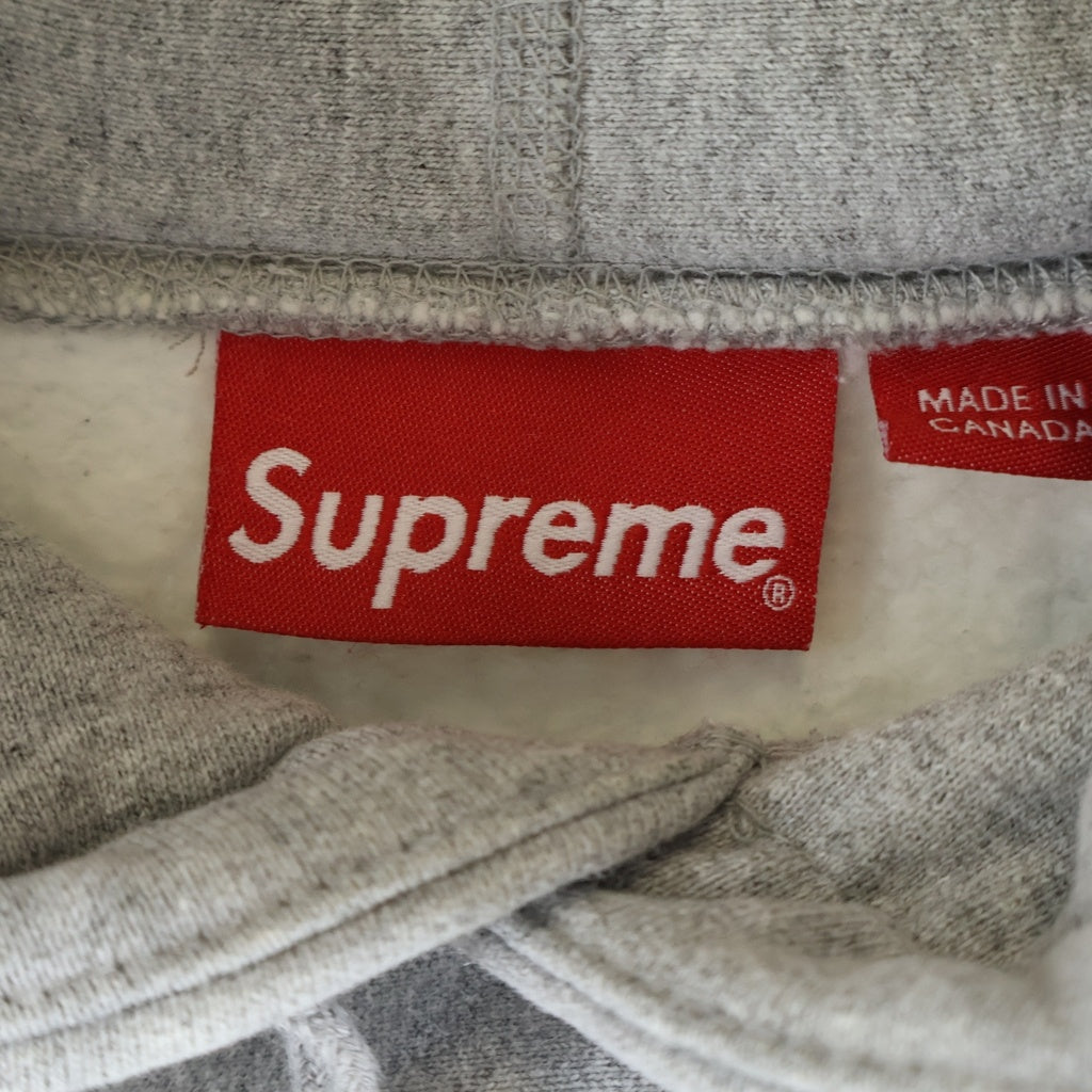SUPREME(シュプリーム) 16AW Chrome Classic Logo Hooded Sweatshirt クラシックロゴ プルオーバースウェットパーカー フーディー グレー