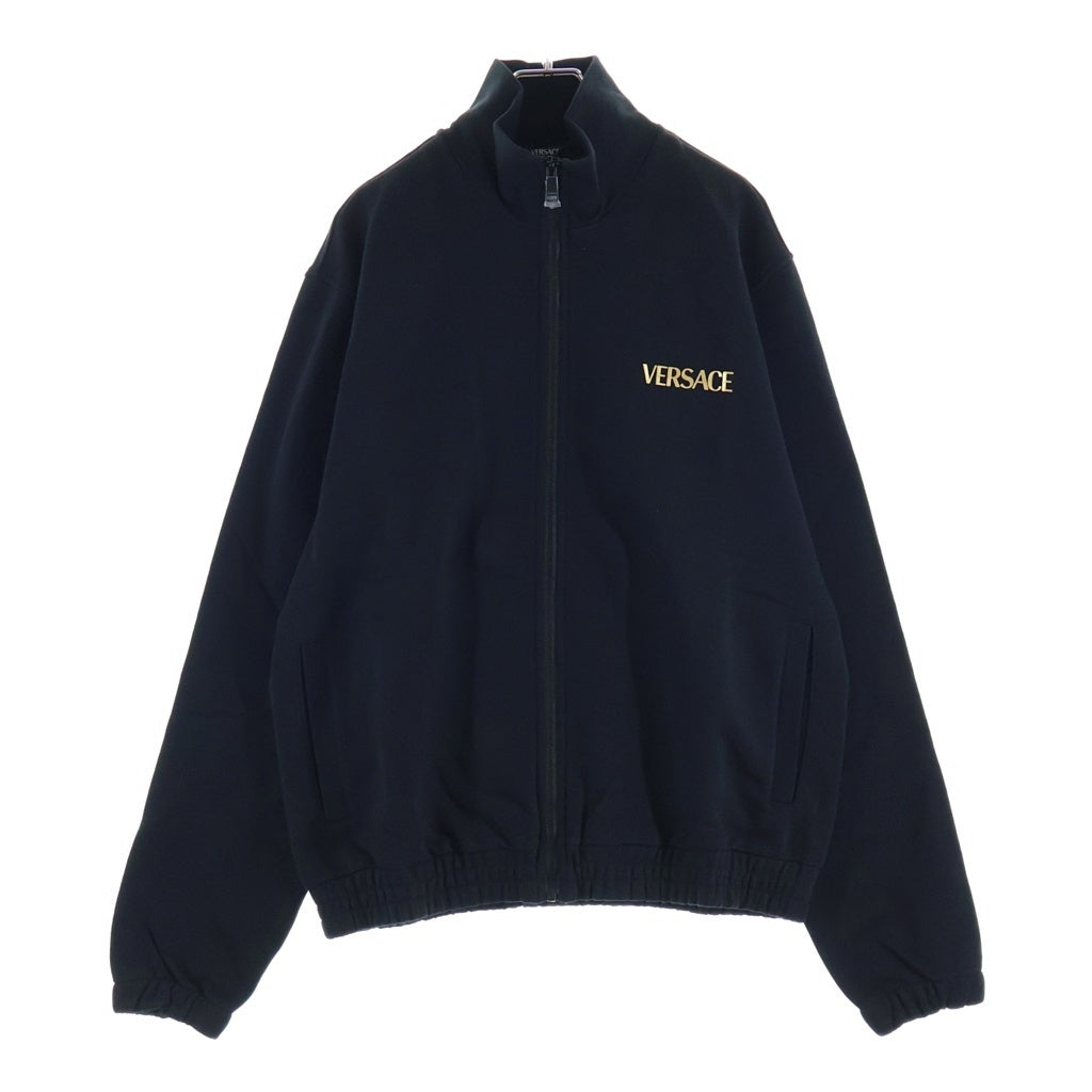 VERSACE(ヴェルサーチ) 23SS Medusa Cotton High-Neck Zip-Up Jacket 1014422 1A10247 メデューサハイネックジップアップジャケット ロゴプリントジップアップトラックジャケット