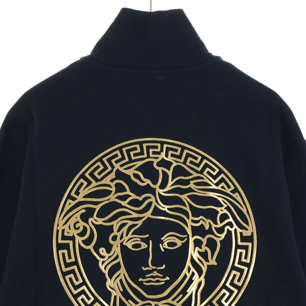 VERSACE(ヴェルサーチ) 23SS Medusa Cotton High-Neck Zip-Up Jacket 1014422 1A10247 メデューサハイネックジップアップジャケット ロゴプリントジップアップトラックジャケット