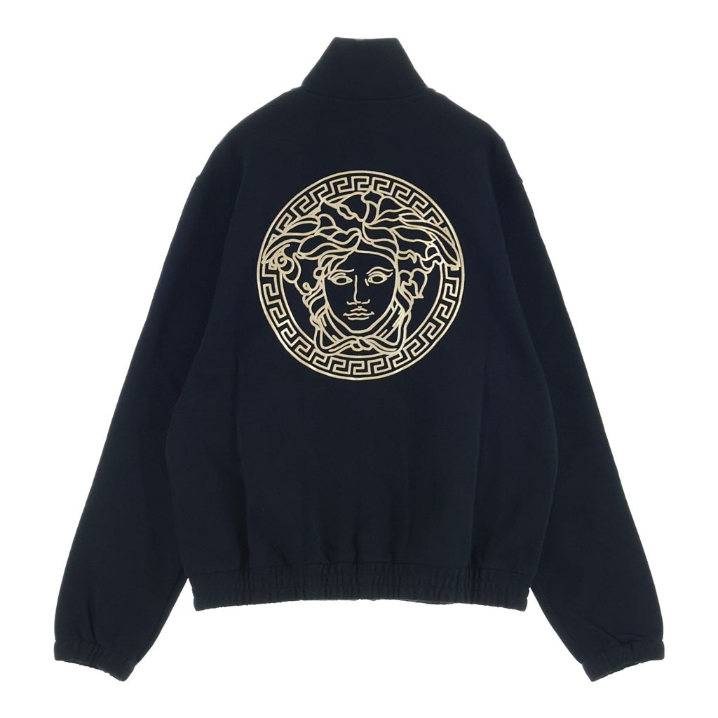 VERSACE(ヴェルサーチ) 23SS Medusa Cotton High-Neck Zip-Up Jacket 1014422 1A10247 メデューサコットンハイネックジップアップジャケット ロゴプリントジップアップトラックジャケット