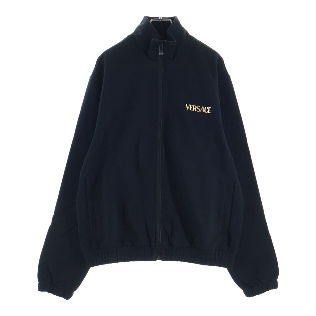 VERSACE(ヴェルサーチ) 23SS Medusa Cotton High-Neck Zip-Up Jacket 1014422 1A10247 メデューサコットンハイネックジップアップジャケット ロゴプリントジップアップトラックジャケット