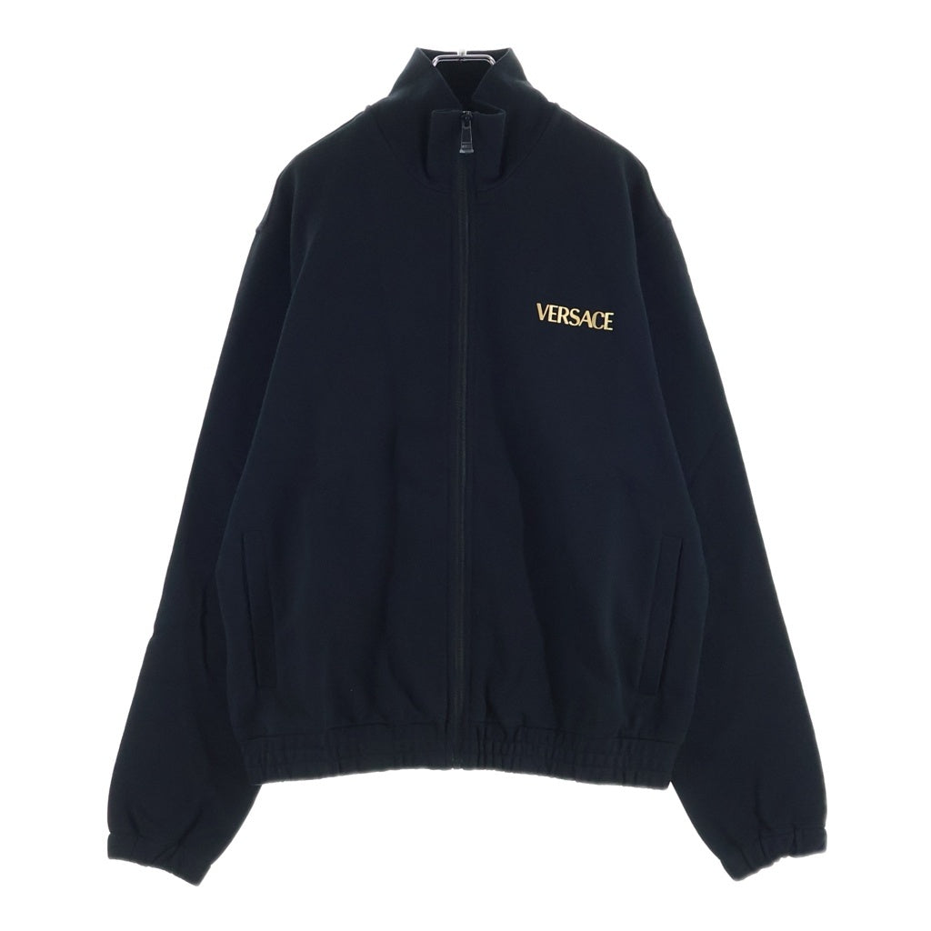 VERSACE(ヴェルサーチ) 23SS Medusa Cotton High-Neck Zip-Up Jacket 1014422 1A10247 メデューサコットンハイネックジップアップジャケット ロゴプリントジップアップトラックジャケット