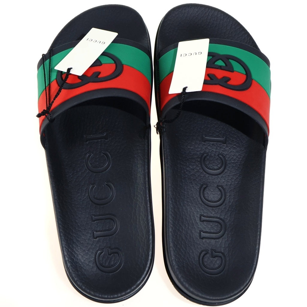 GUCCI(グッチ) インターロッキングG スライドサンダル 678278 ブラック