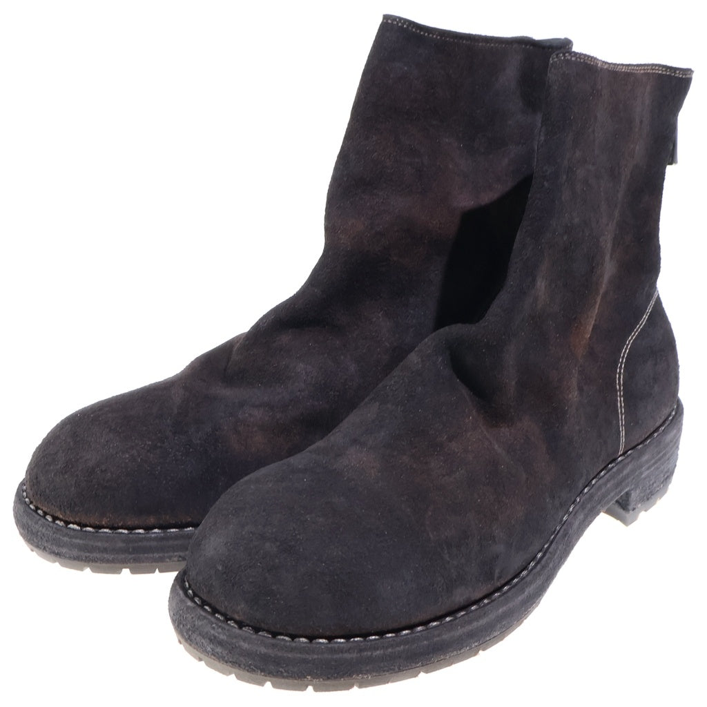 nonnative(ノンネイティブ) ×GUIDI ×UNDERCOVER BACK ZIP BOOTS BIG DADDY グイディ アンダーカバー ホースレザー ビッグダディ ジップアップブーツ ブラウン UC1F9F01/UN-F0501