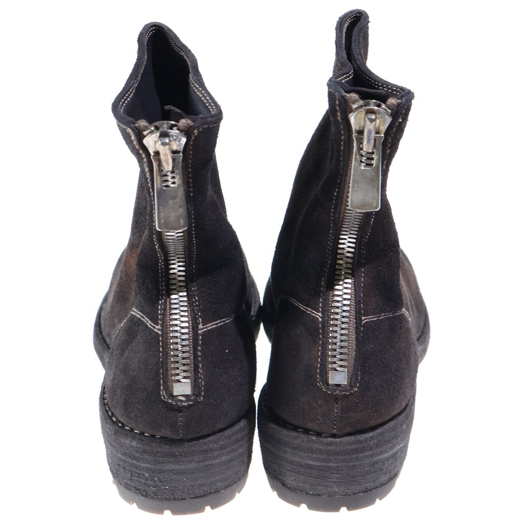 nonnative(ノンネイティブ) ×GUIDI ×UNDERCOVER BACK ZIP BOOTS BIG DADDY グイディ アンダーカバー ホースレザー ビッグダディ ジップアップブーツ ブラウン UC1F9F01/UN-F0501