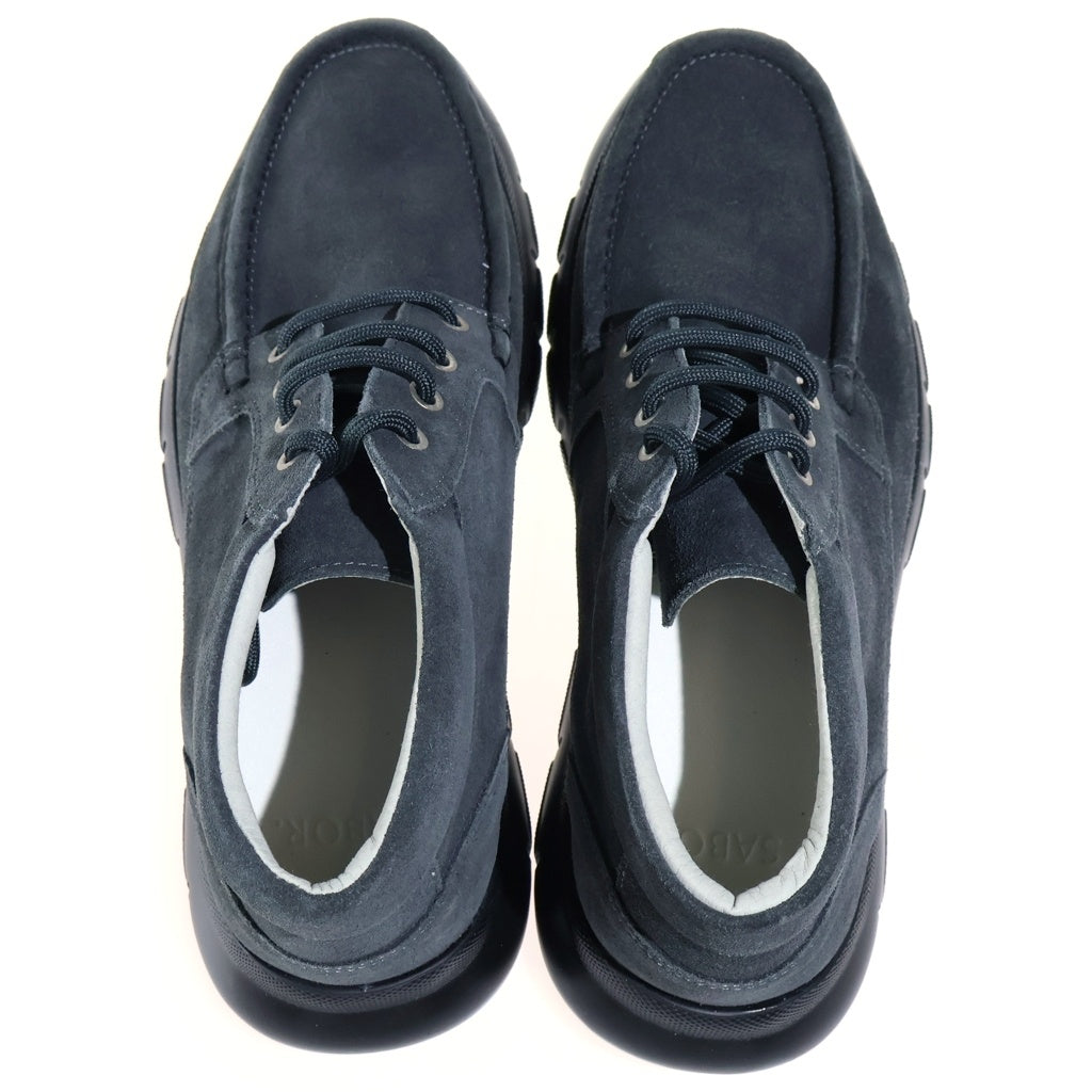 NO BRAND(ノーブランド) SABOR.(サボール) MARINA MID スウェード ローカットスニーカー ブラック