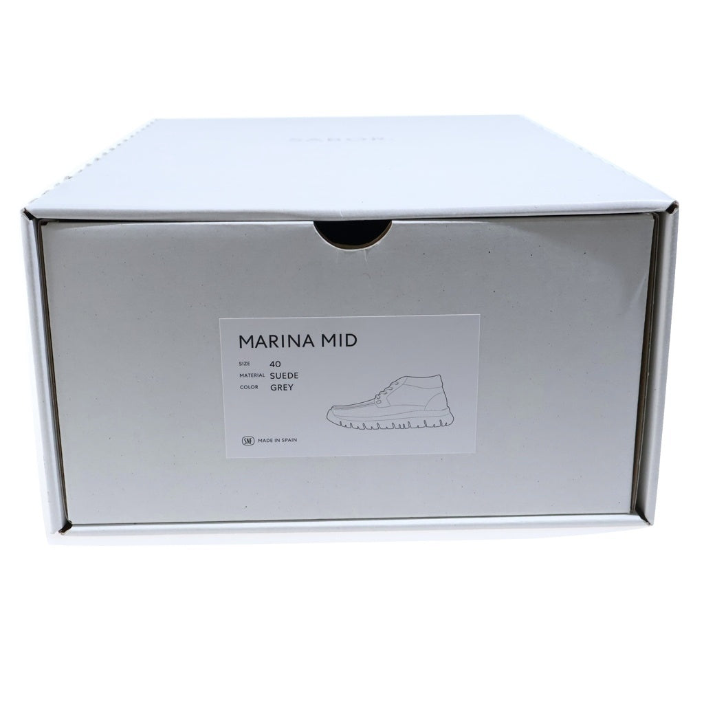 NO BRAND(ノーブランド) SABOR.(サボール) MARINA MID スウェード ローカットスニーカー ブラック