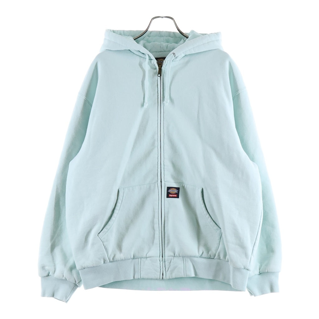 SUPREME(シュプリーム) 25AW Dickies Quilted Lined Zip Up Hooded Sweatshirt ディッキーズ 裏地キルティング ジップアップスウェットパーカー フーディー ブルー