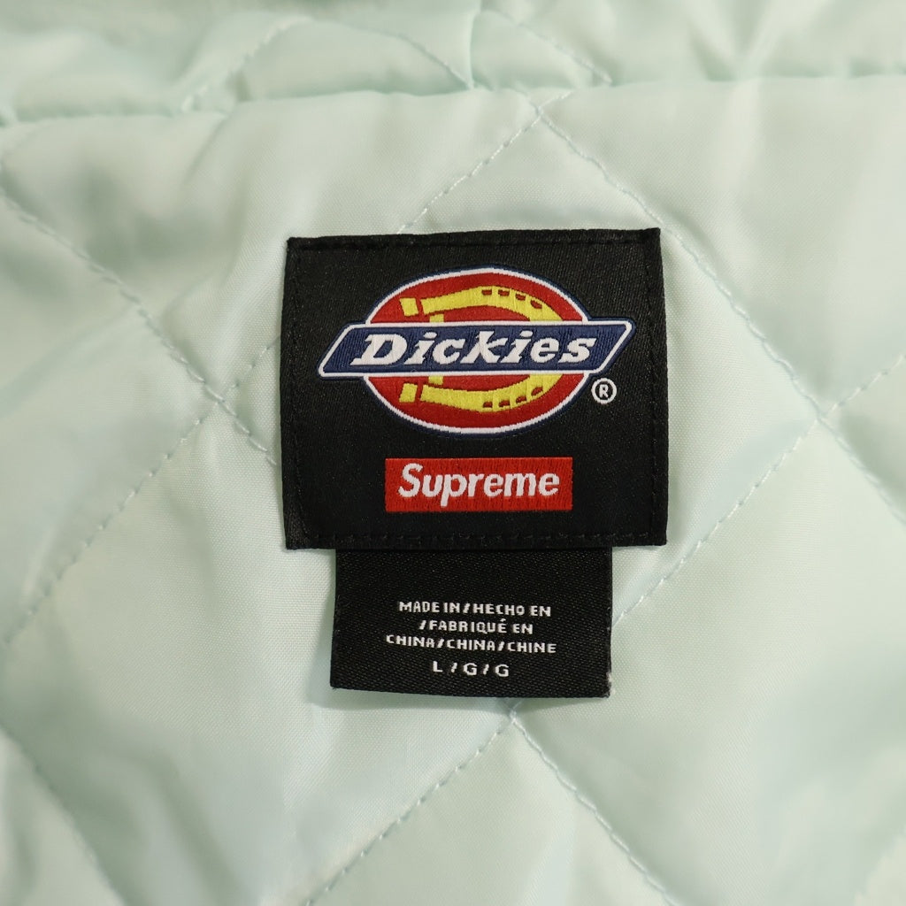 SUPREME(シュプリーム) 25AW Dickies Quilted Lined Zip Up Hooded Sweatshirt ディッキーズ 裏地キルティング ジップアップスウェットパーカー フーディー ブルー