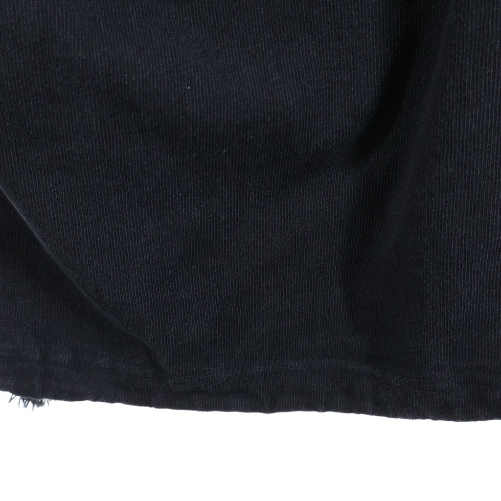 COMOLI(コモリ) 25AW COTTON JERSEY KNEE TUCK PANTS コットンジャージー ニータックパンツ ブラック C03-05006