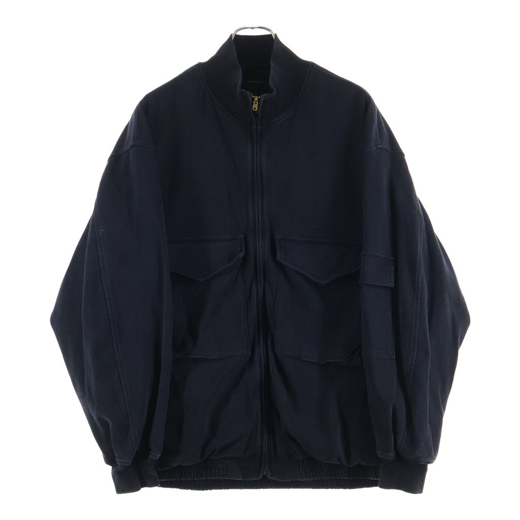 COMOLI(コモリ) 25AW COTTON JERSEY G8 JACKET コットンジャージー G8ジャケット ブラック C03-05005
