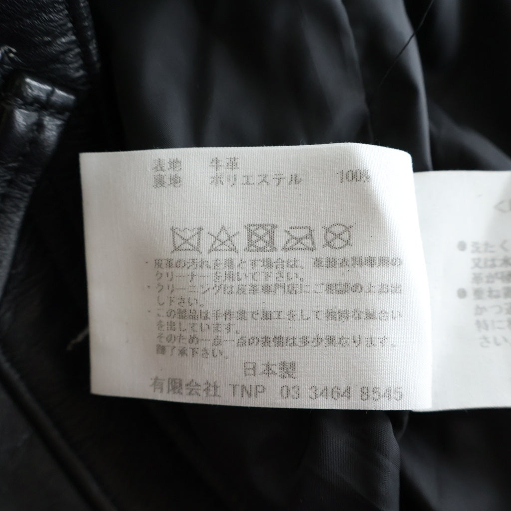 nonnative(ノンネイティブ) EXPLORER JEANS DROPPED FIT COW LEATHER レザーパンツ ブラック NN-P4016