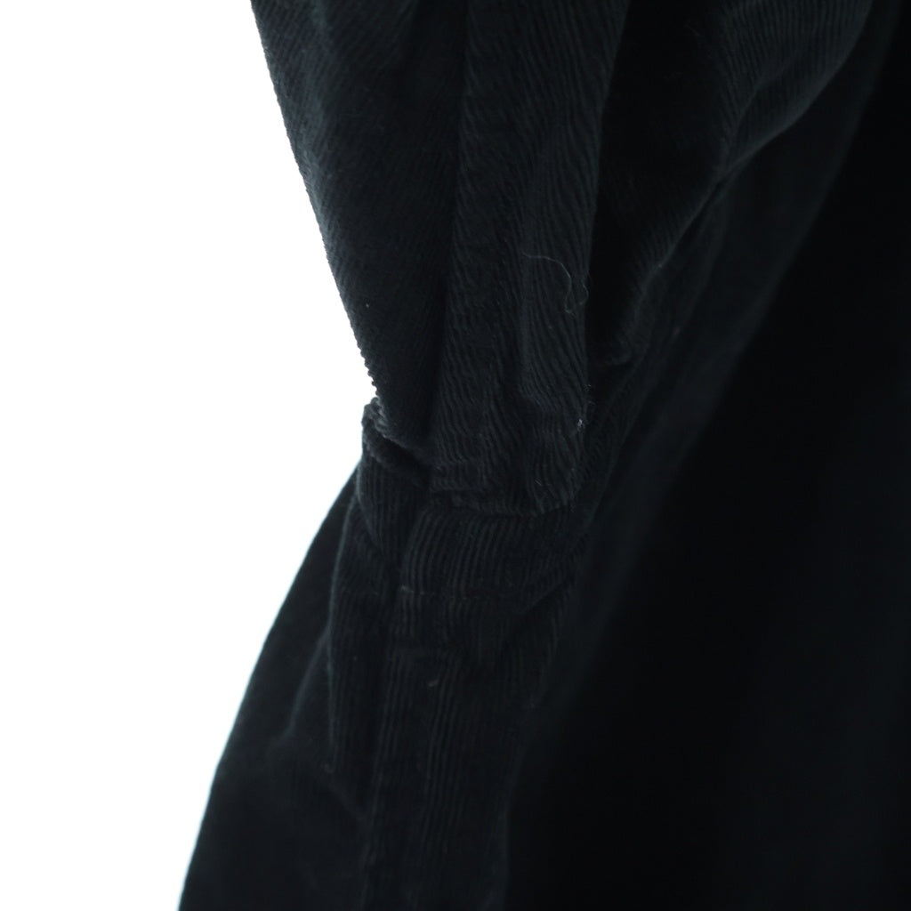 COMOLI(コモリ) 25AW コーデュロイ コモリシャツ 長袖シャツ ブラック C03-02008
