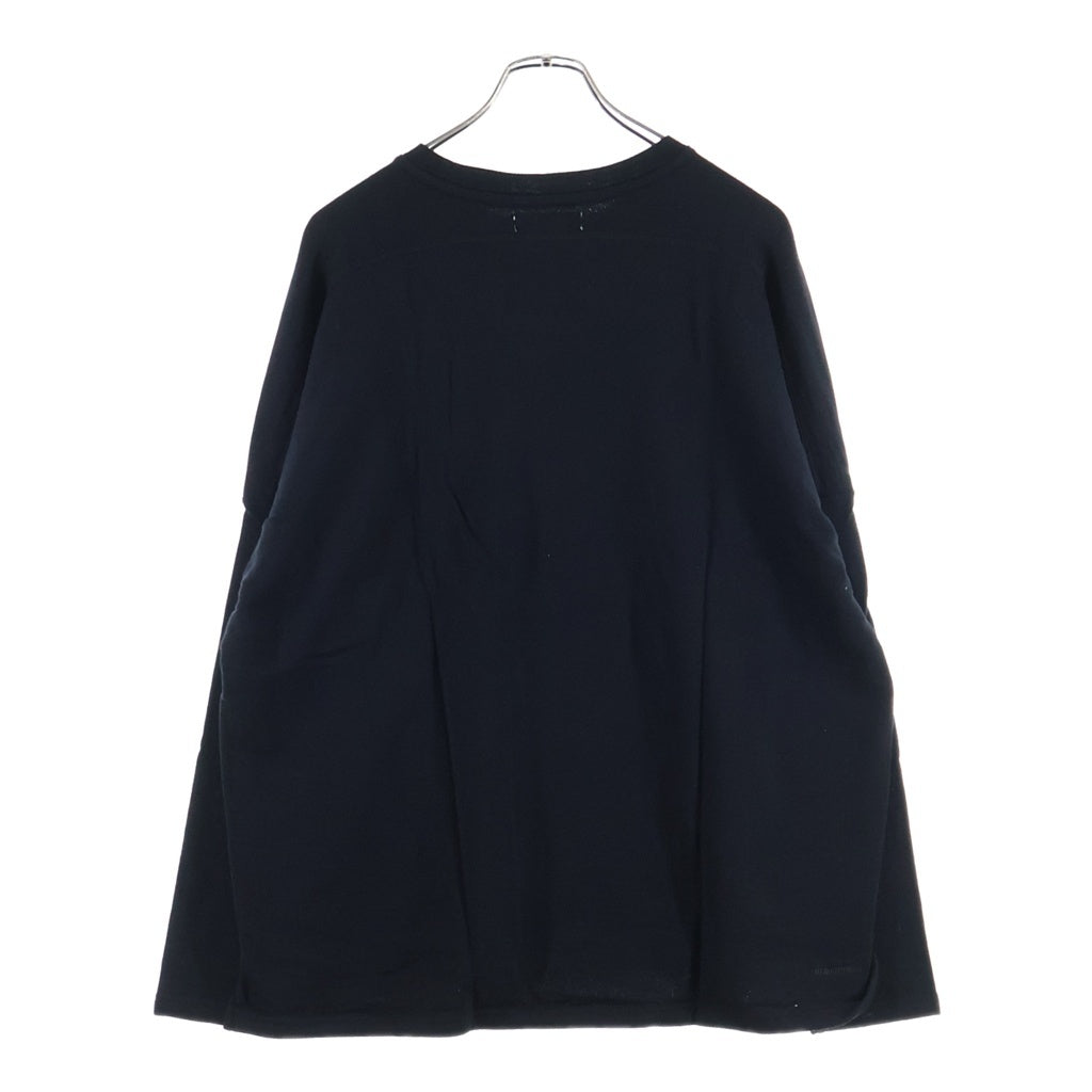 nonnative(ノンネイティブ) WOOL SWEATSHIRT ウール クルーネックスウェットトレーナー ブラック NN-C4009