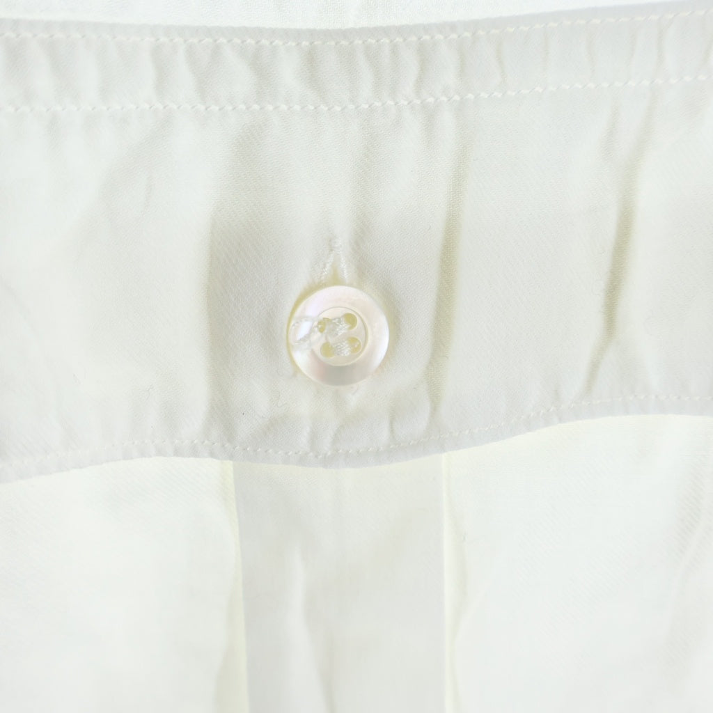 DRIES VAN NOTEN(ドリスヴァンノッテン) Band Collar Shirt バンドカラー 長袖シャツ ホワイト