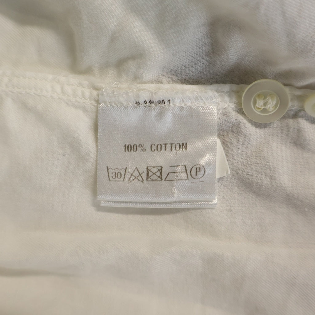 DRIES VAN NOTEN(ドリスヴァンノッテン) Band Collar Shirt バンドカラー 長袖シャツ ホワイト