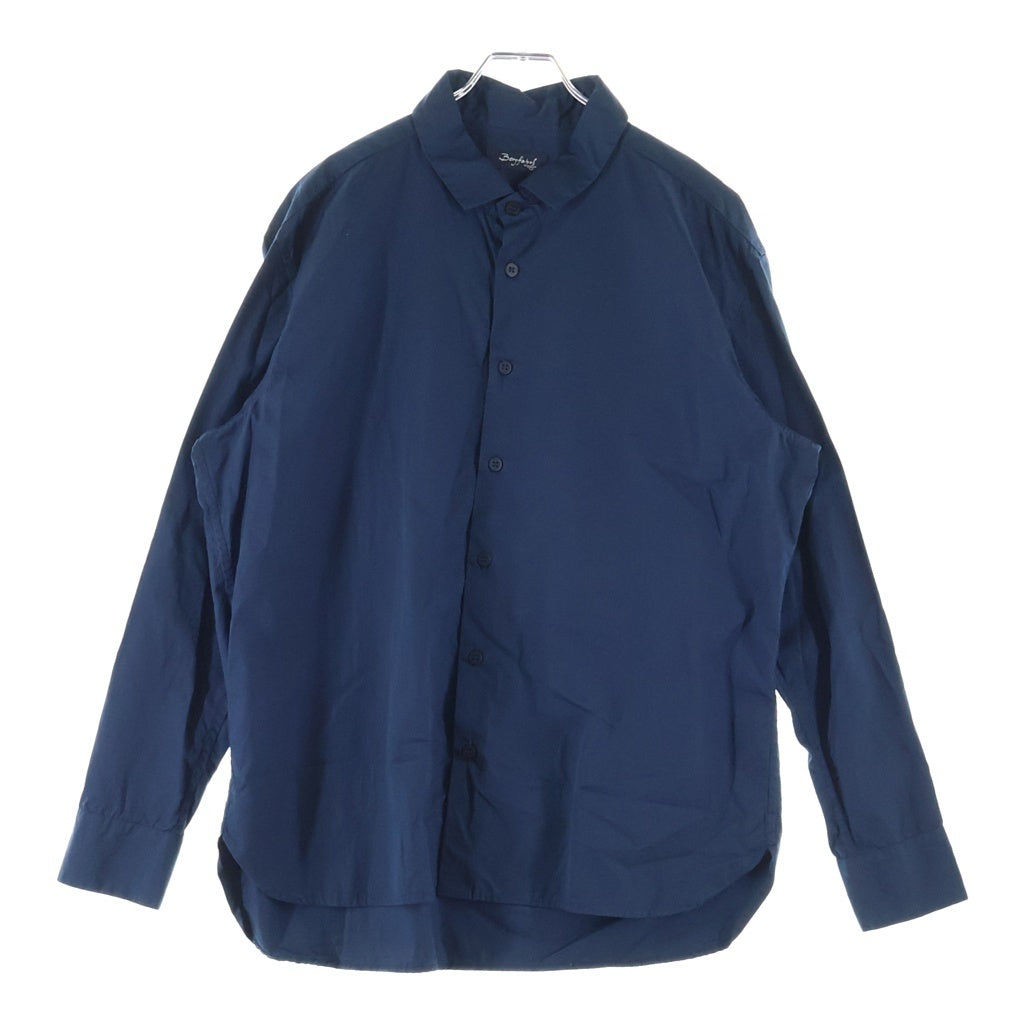 Bergfabel(バーグファベル) Farmer Shirt 長袖シャツ ネイビー BFMSH40