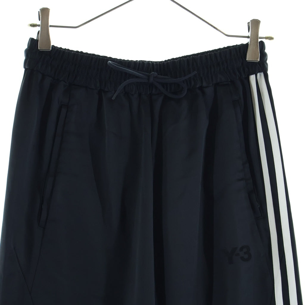 Y-3(ワイスリー) 3S TCH SLK IQ1797 ストライプス カフパンツ ブラック