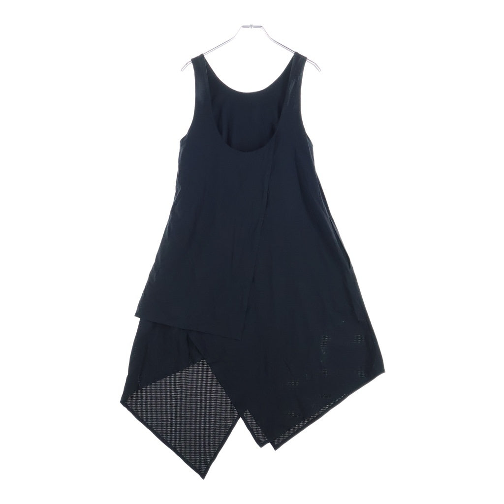 Y-3(ワイスリー) NYL TANK DRESS IR6252 ナイロン アシンメトリー タンクドレス ブラック レディース