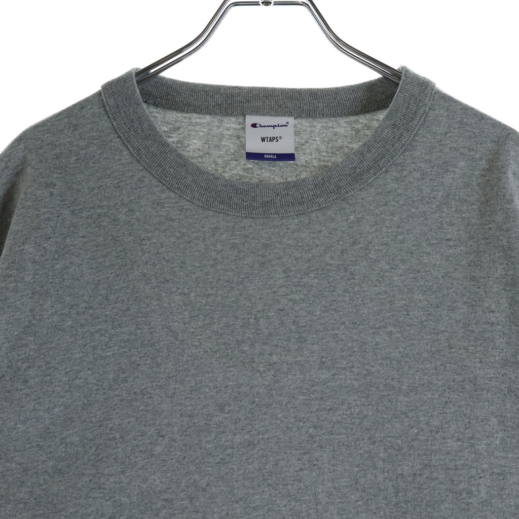 WTAPS(ダブルタップス) 24AW Champion L/S T-Shirt チャンピオン 長袖Tシャツ ロンT グレー C8-B413