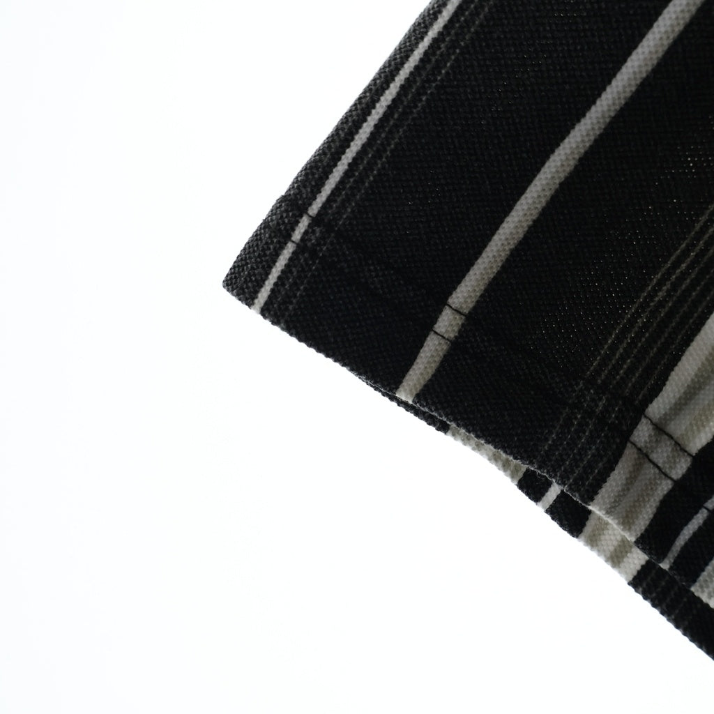 SUPREME(シュプリーム) 20SS Vertical Stripe Polo ヴァーティカル ストライプ 半袖ポロシャツ グレー