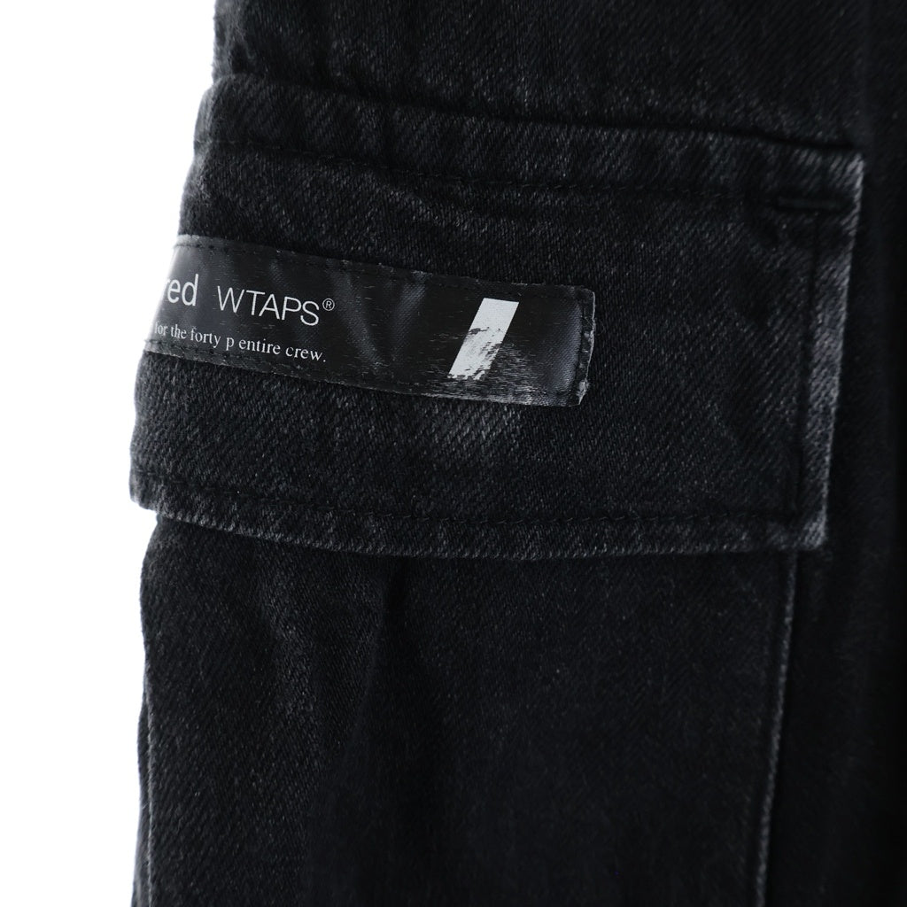 WTAPS(ダブルタップス) 23SS Milt2001 Trousers デニムパンツ ブラック 231WVDT-PTM02