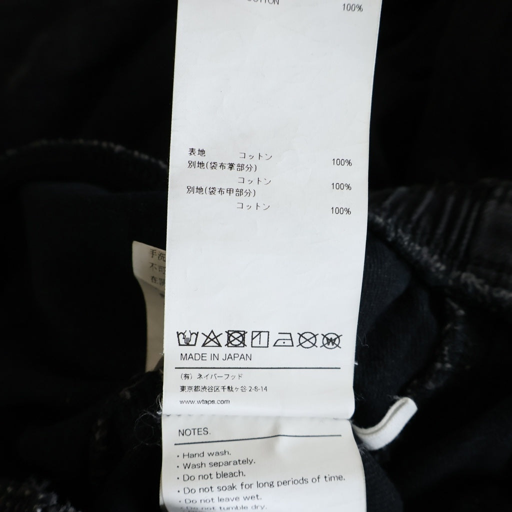 WTAPS(ダブルタップス) 23SS Milt2001 Trousers デニムパンツ ブラック 231WVDT-PTM02