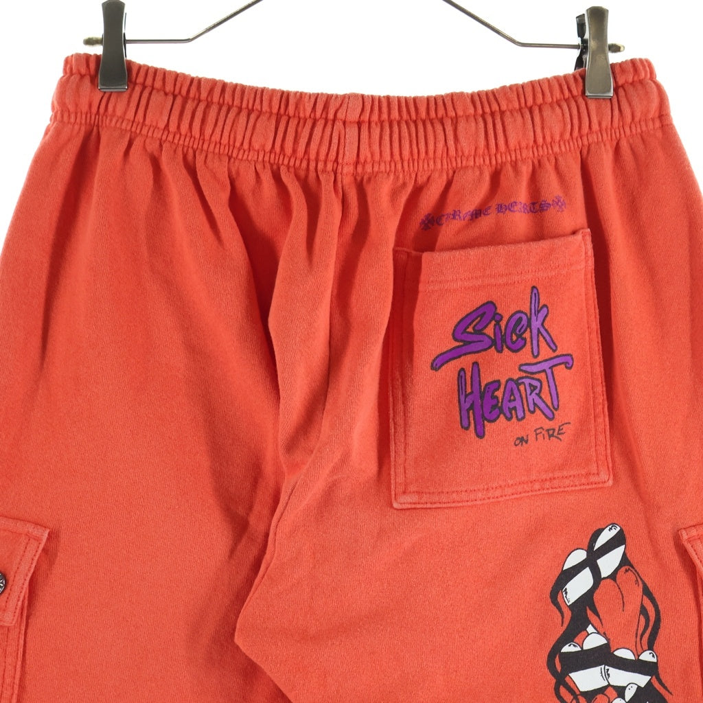 CHROME HEARTS(クロムハーツ) MATTY BOY SADISTICK LIPSTICK HALF PANTS マッティボーイ ハーフパンツ レッド