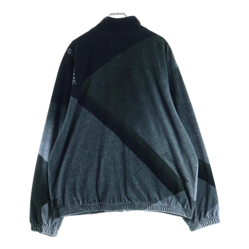 SUPREME(シュプリーム) 23SS Geo Velour Track Jacket ジオ ベロア トラックジャケット ブラック