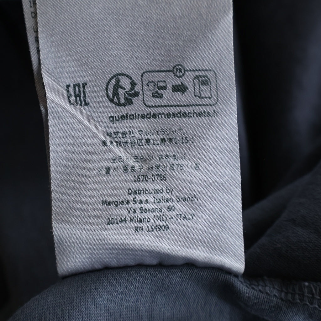Maison Margiela(メゾンマルジェラ) 24SS T-Shirt ガーメントダイ オーバーサイズ半袖Tシャツ グレー S50GC0646 S23883