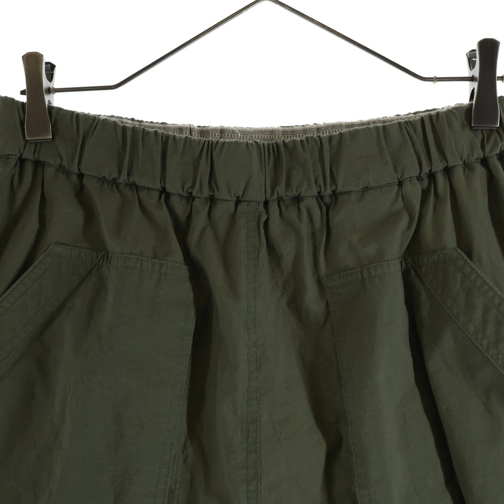 LOEWE(ロエベ) Paula's Ibiza Shorts パウラズ イビザ アナグラム ポプリン コットンショーツ ハーフパンツ カーキ S616Y04X66