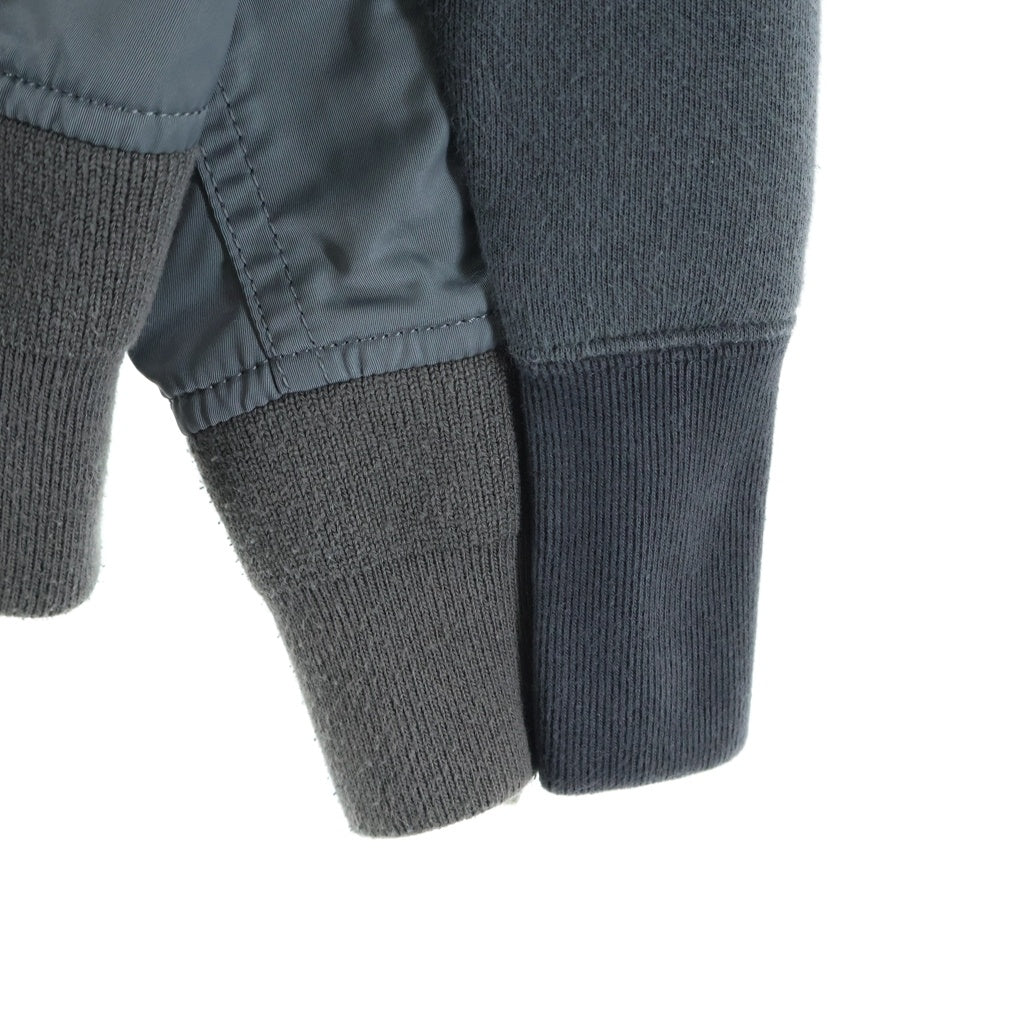 Sacai(サカイ) 22AW MA-1 Sponge Sweat Hoodie スポンジ プルオーバースウェットパーカー フーディー グレー SCM-044