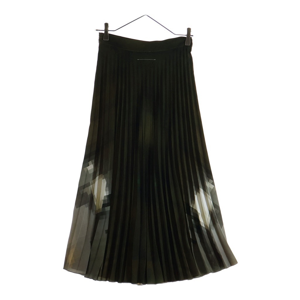 MM6 Maison Margiela(エムエムシックスメゾンマルジェラ) 22AW Print Pleated Midi Skirt プリーツスカート マルチ レディース S52MA0158 S54936