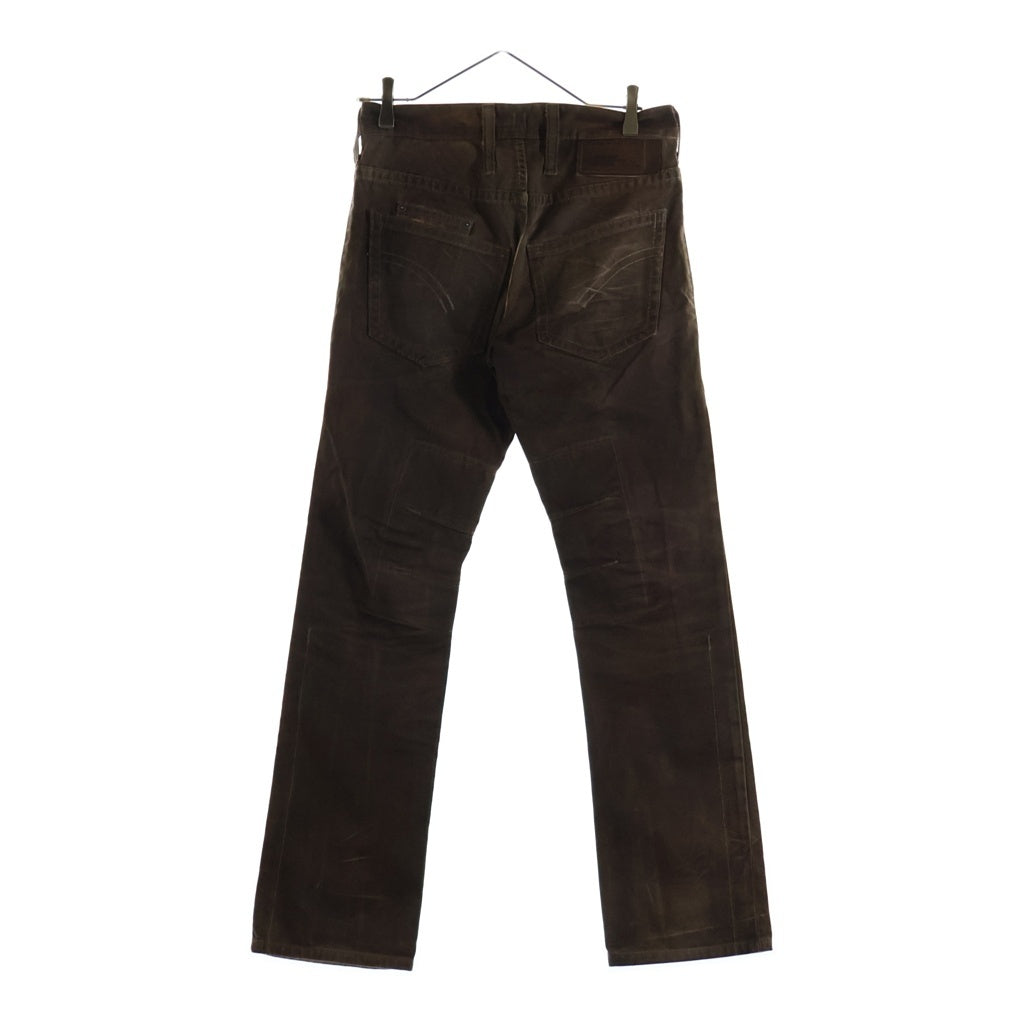 Neil Barrett(ニール バレット) Pants むら染め コットンパンツ ブラウン