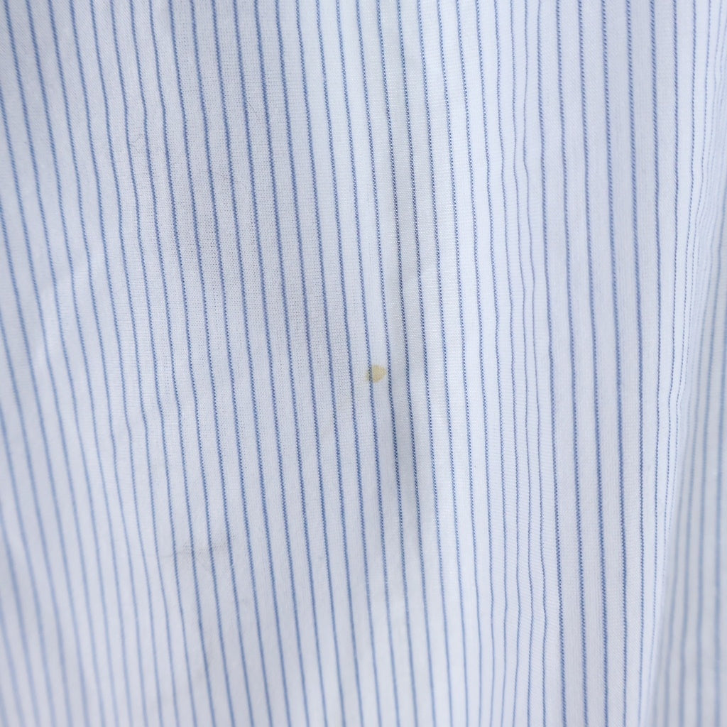 NO BRAND(ノーブランド) KANEMASA PHIL 46G STRIPE ATMOSPHERE SHIRT カネマサフィル ストライプ アトモスフィア 長袖シャツ ホワイト KM26S-024WB