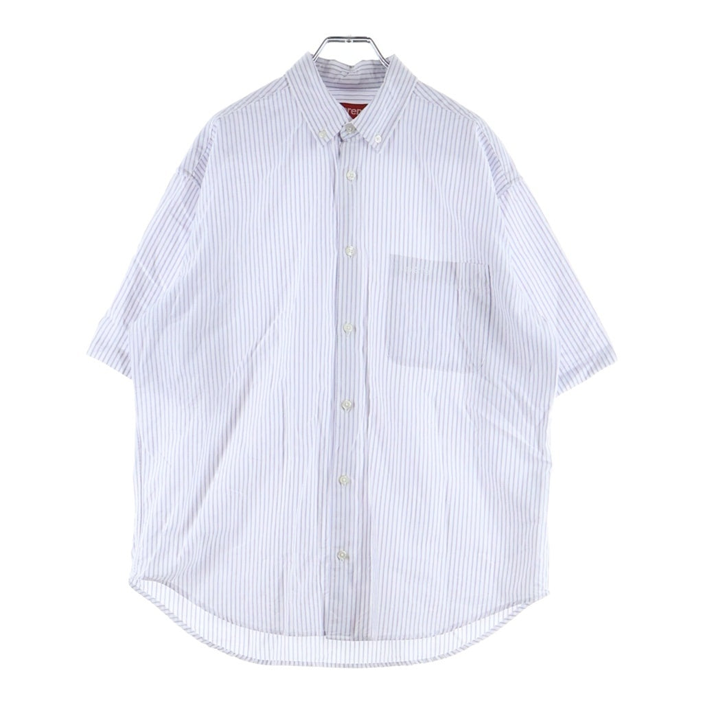 SUPREME(シュプリーム) 26SS Loose Fit Oxford S/S Shirt ルーズ フィット オックスフォード 半袖シャツ ホワイト