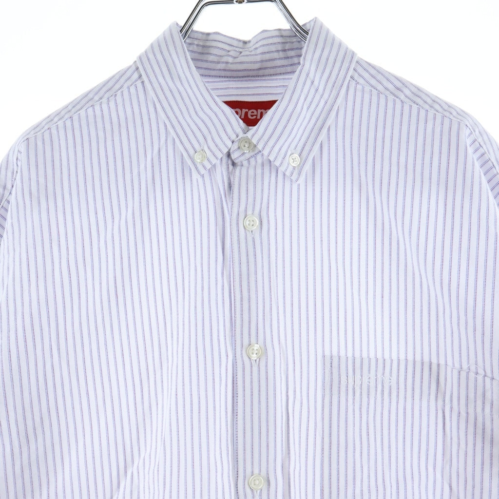 SUPREME(シュプリーム) 26SS Loose Fit Oxford S/S Shirt ルーズ フィット オックスフォード 半袖シャツ ホワイト