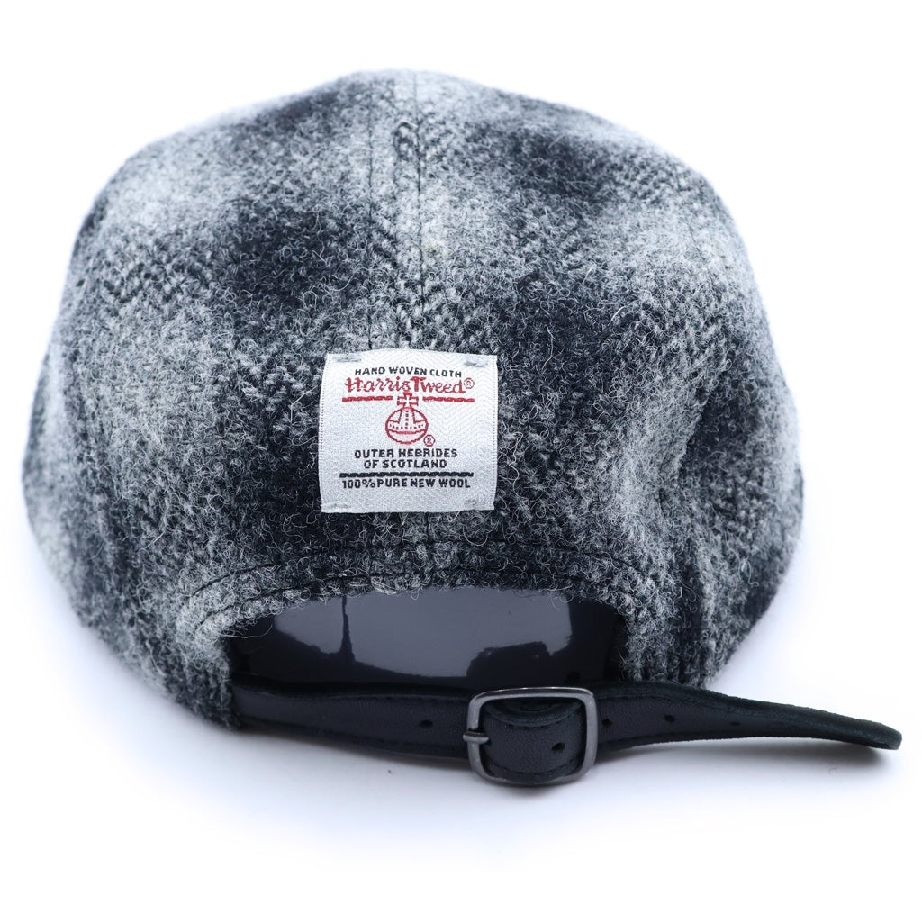 SUPREME(シュプリーム) ×25AW Harris Tweed Camp Cap ハリーズ ツイードキャンプ キャップ 帽子 ブラック