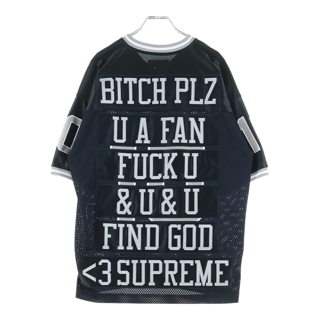 SUPREME(シュプリーム) 26SS Find Goo Football Jersey ゲームシャツ 半袖Tシャツ カットソー ブラック