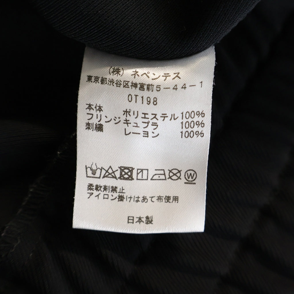 Needles(ニードルス) FRINGE TRACK JACKET 0T198 フリンジ トラックジャケット ブラック
