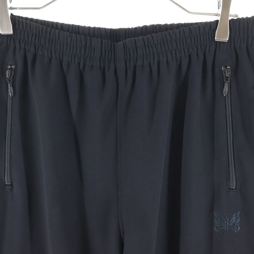 Needles(ニードルス) FRINGE BOOT CUT TRACK PANT フリンジ ブーツカット トラックパンツ ブラック