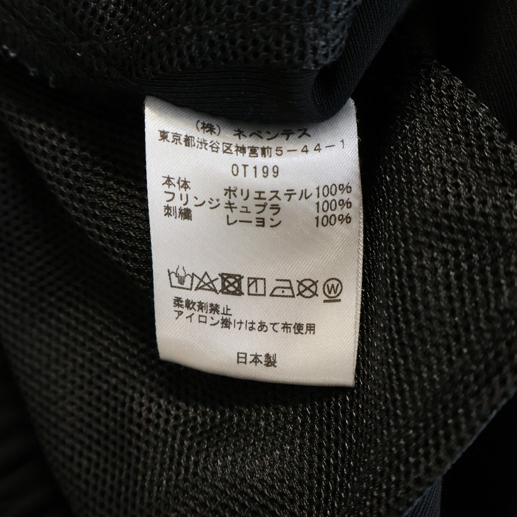 Needles(ニードルス) FRINGE BOOT CUT TRACK PANT フリンジ ブーツカット トラックパンツ ブラック